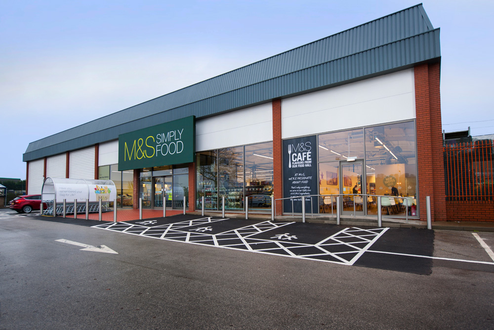 M & S Simply Food, Grantham PDR Construction